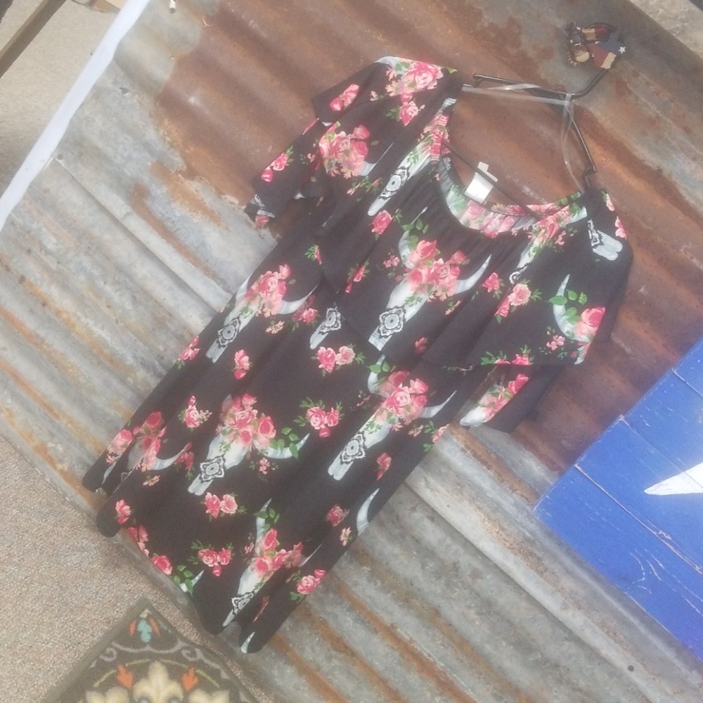 Off the shoulder dress